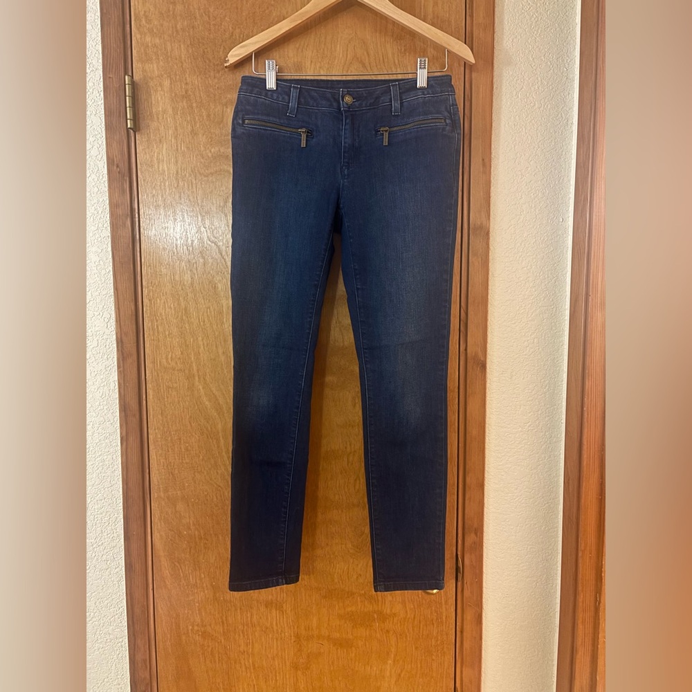 Michael Kors Dark Blue Skinny Jeans - Picture 2 of 10